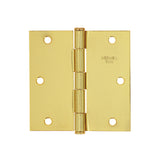 Bisagra cuadradalatonado cabeza plana HERMEX BASIC 3-1/2"