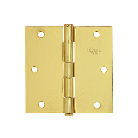 Bisagra cuadradalatonado cabeza plana HERMEX BASIC 3-1/2"
