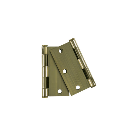 Bolsa c/2 bisagras cuadradas 3-1/2" plana laton antHERMEX