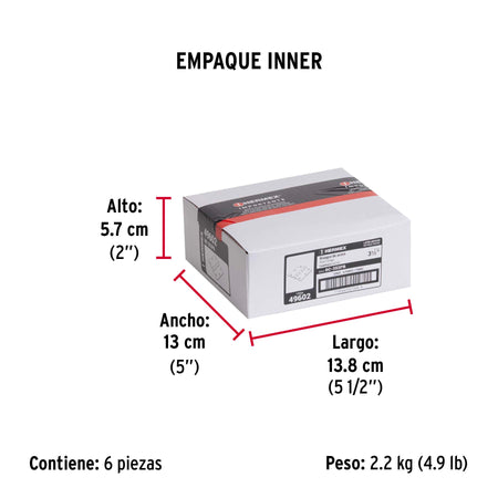 Bolsa c/2 bisagras cuadradas 3-1/2" plana laton antHERMEX
