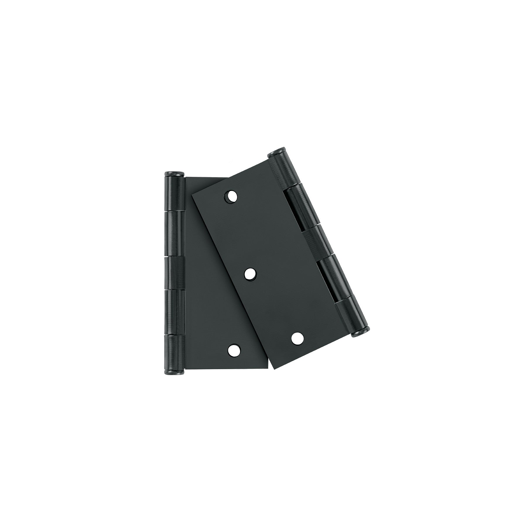 Bisagra cuadrada 3 1/2" negro mate cabeza plana HERMEX