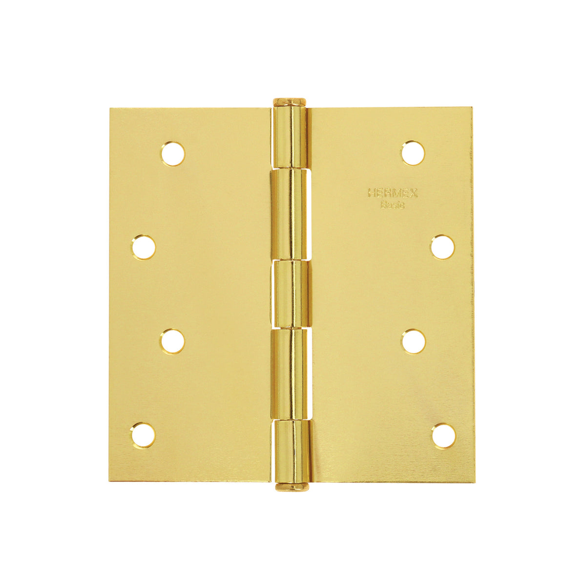 Bisagra cuadradalatonado cabeza plana HERMEX BASIC 4"