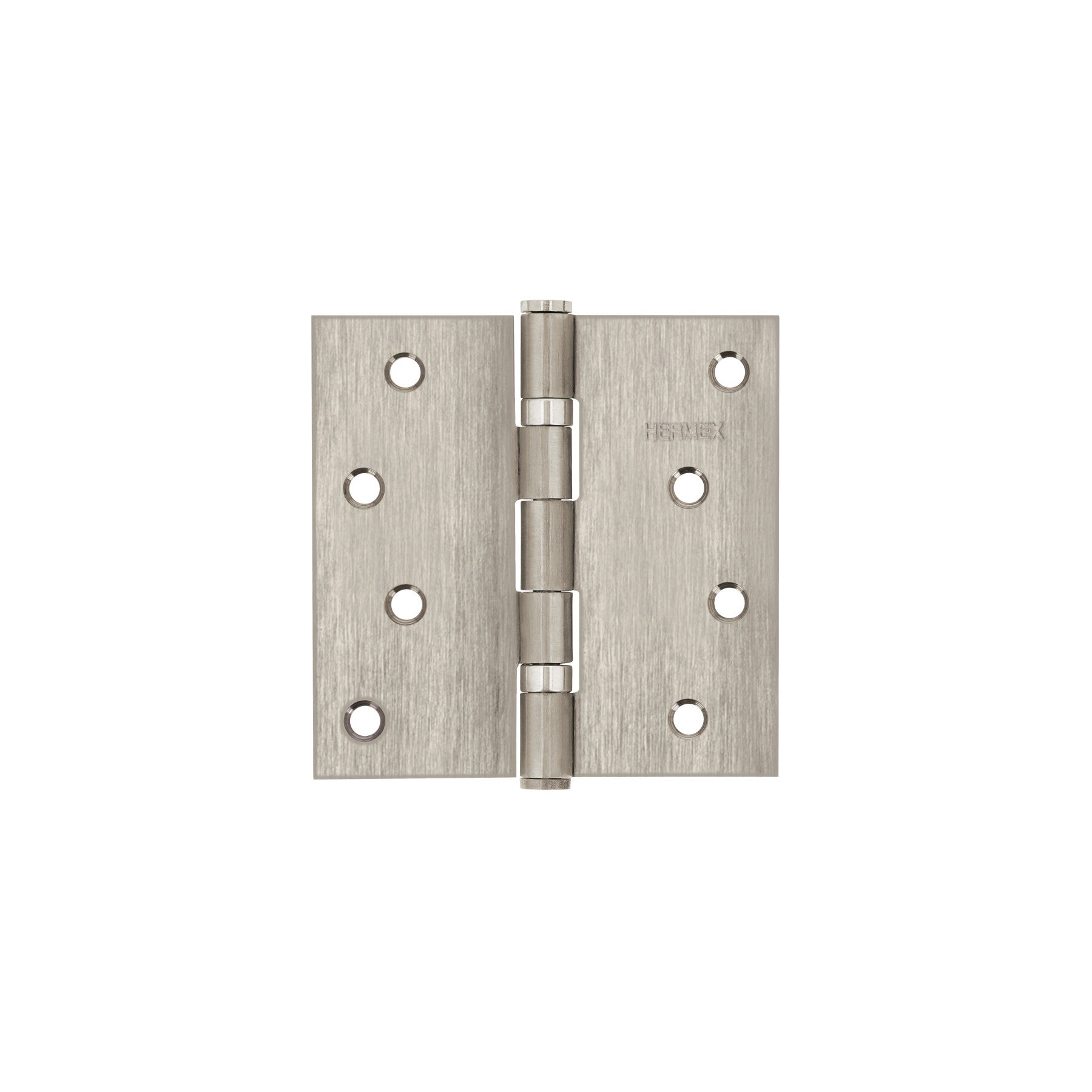 Bisagra cuadrada acero inox cabeza plana HERMEX 4"