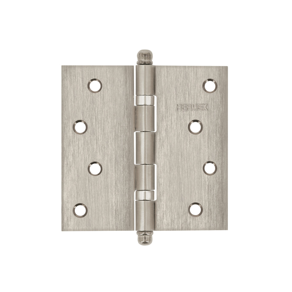 Bisagra cuadrada acero inox cabeza redonda HERMEX 4"