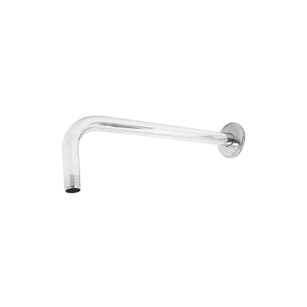 Brazo recto con chapeton para regadera 30 cm cromo FOSET