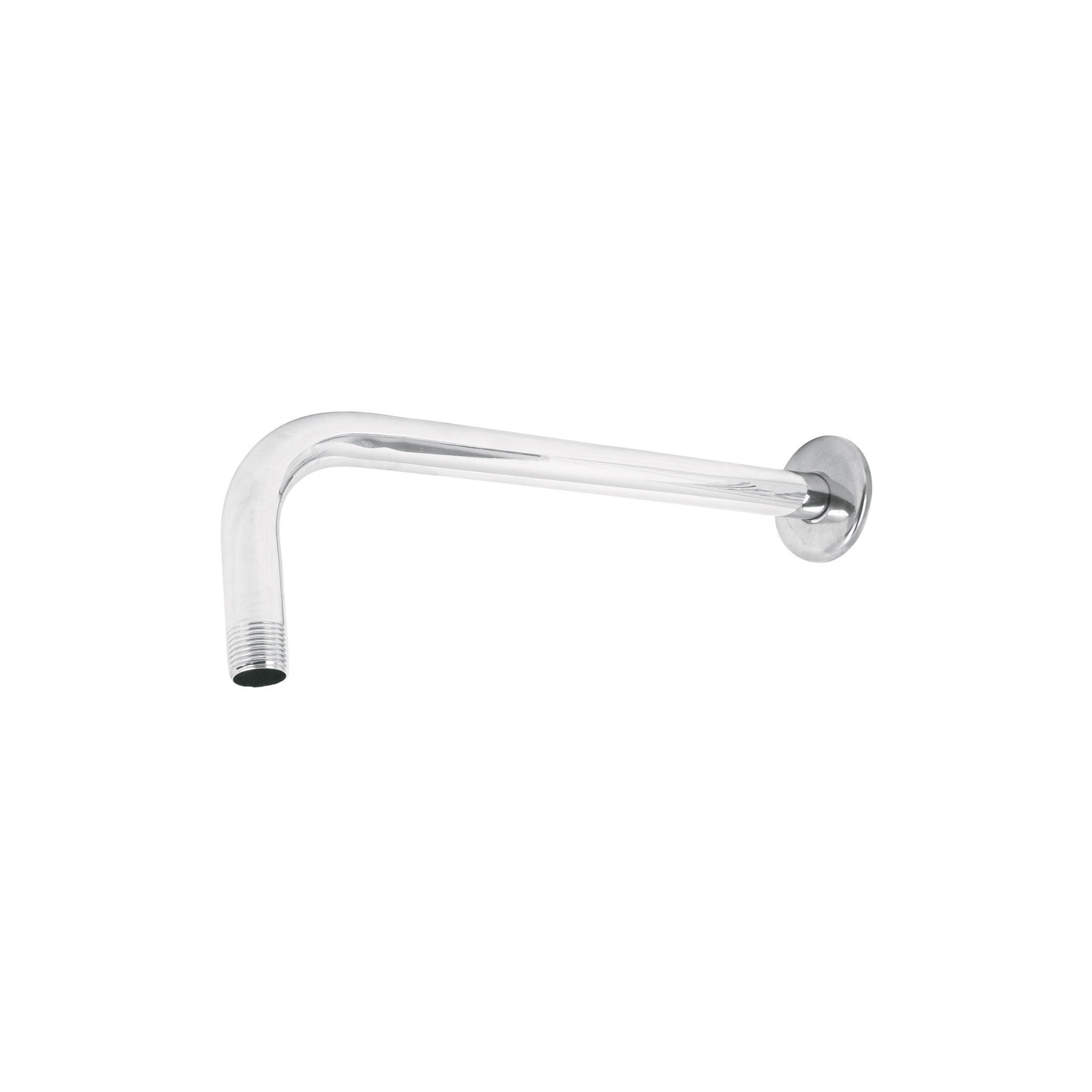 Brazo recto con chapeton para regadera 30 cm cromo FOSET