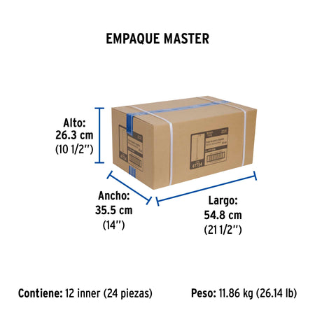 Brazo recto 50 cm con chapeton para regadera negro mate