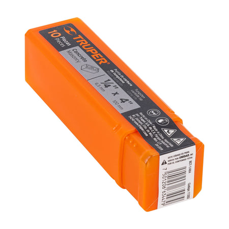 Broca para concreto de 1/4 x Truper 4"