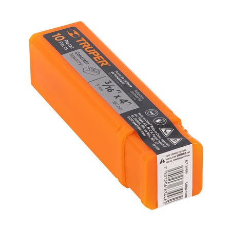 Broca para concreto de 3/16 x Truper 4"