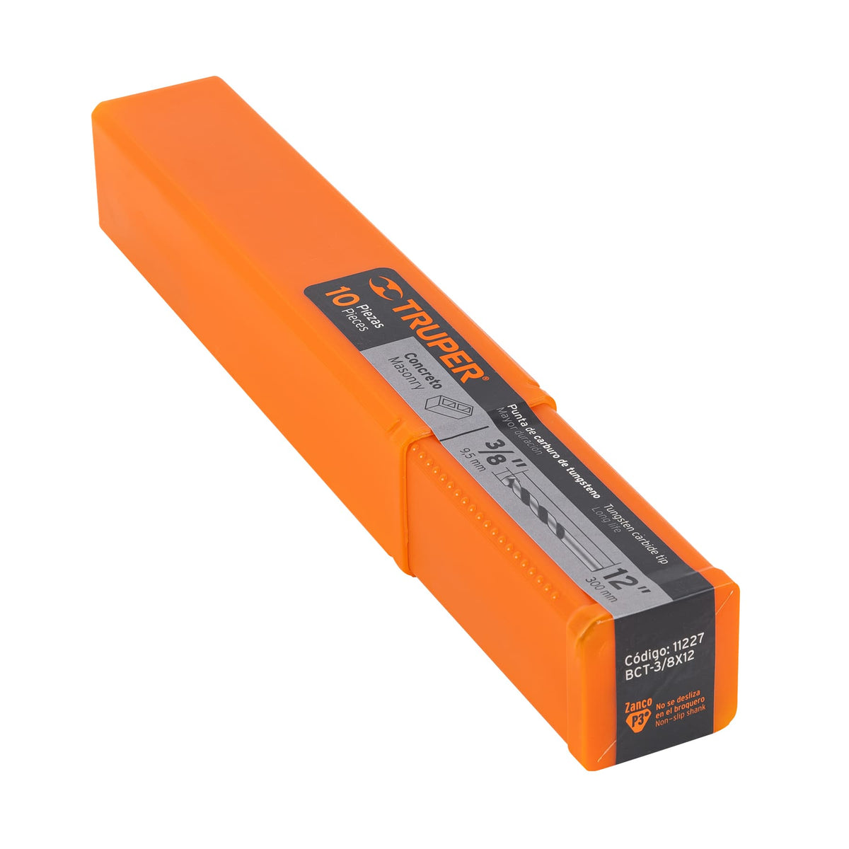 Broca para concreto de 3/8 x Truper 12"