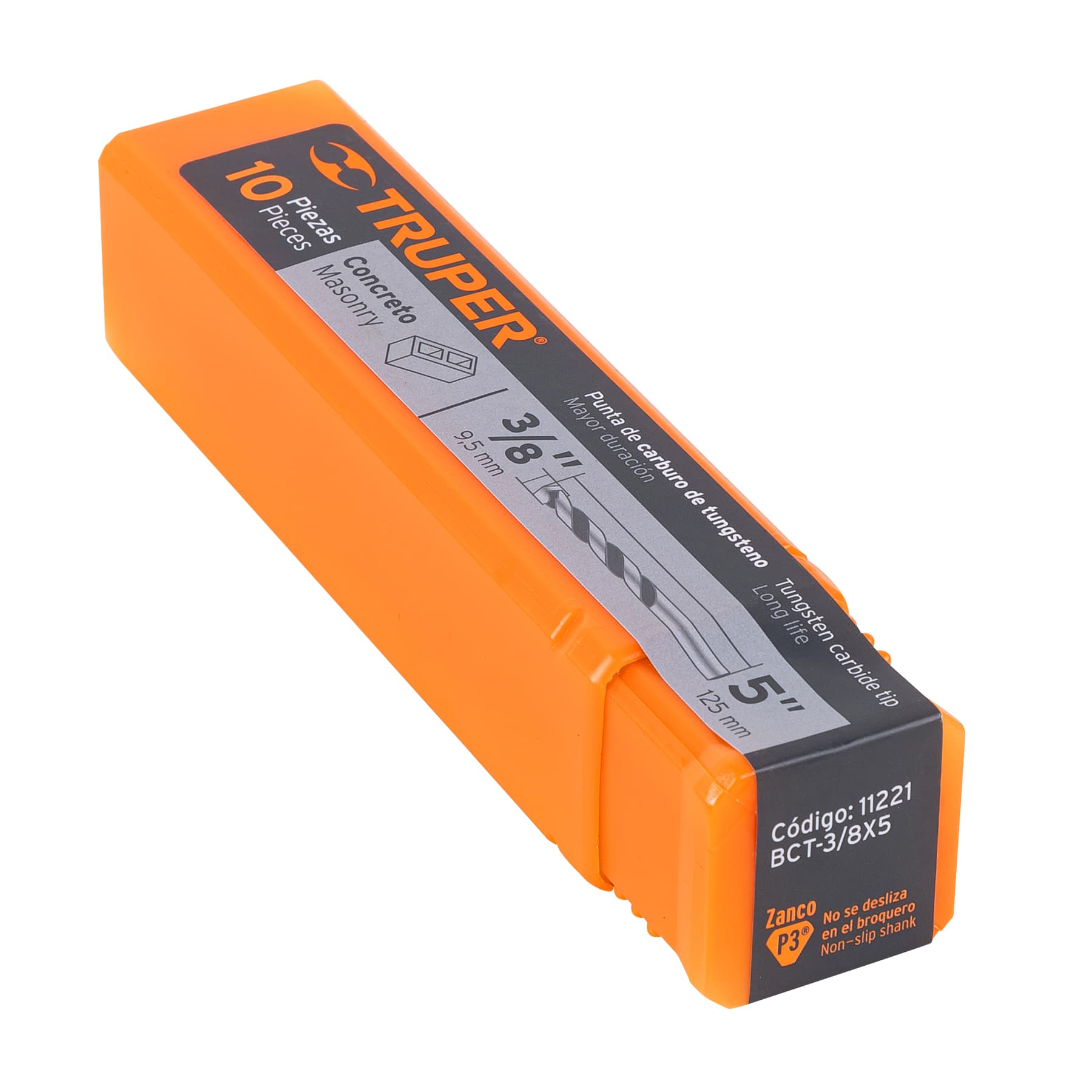 Broca para concreto de 3/8 x Truper 5"