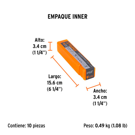 Broca para concreto de 3/8 x Truper 5"