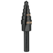 Broca escalonada oxido negro 6 escalones 3/16" a 1/2"Truper