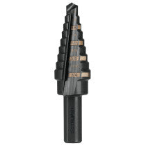 Broca escalonada oxido negro 9 escalones 1/4" a 3/4"