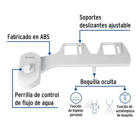 Bidet para WC de 2 piezas FOSET