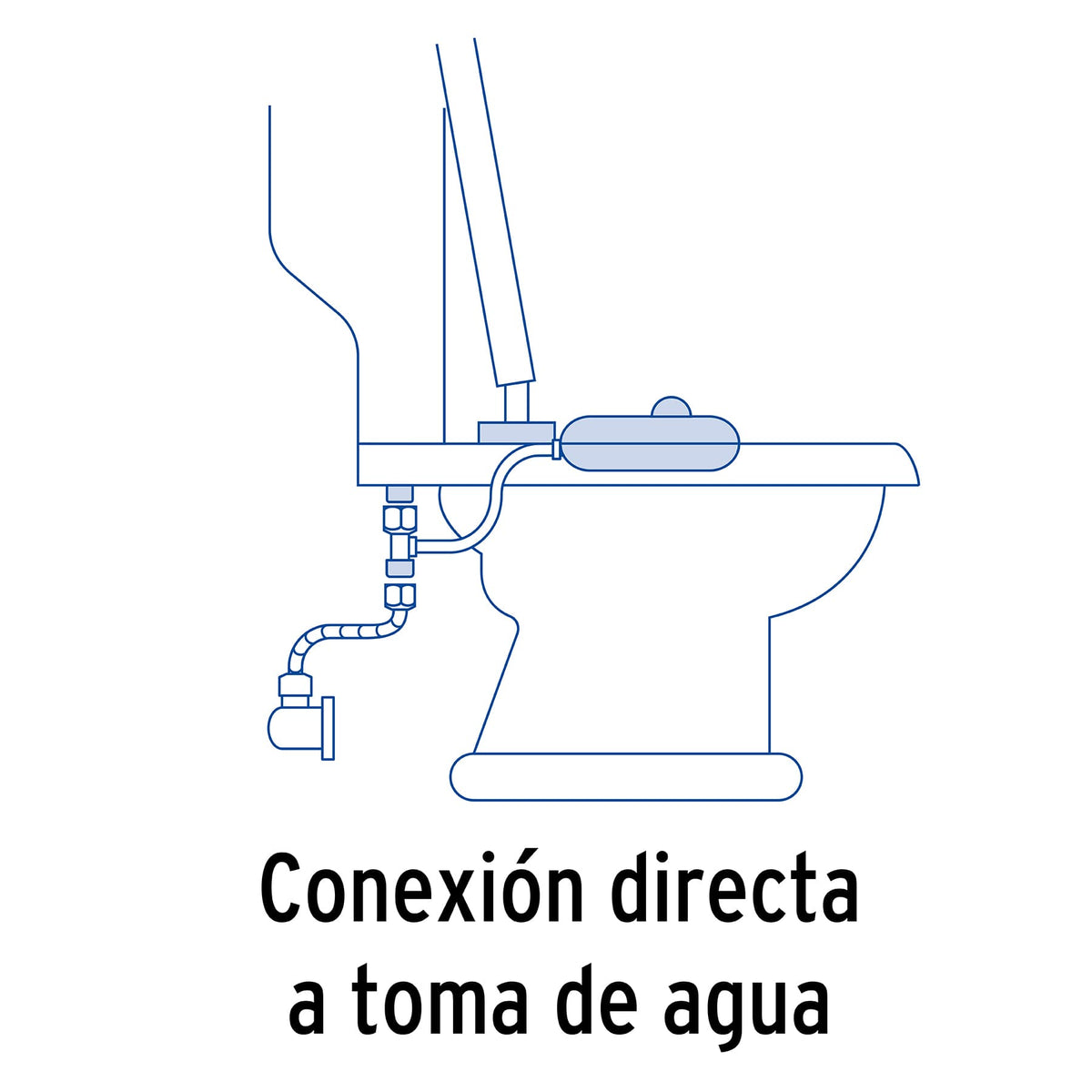Bidet para WC de 2 piezas FOSET