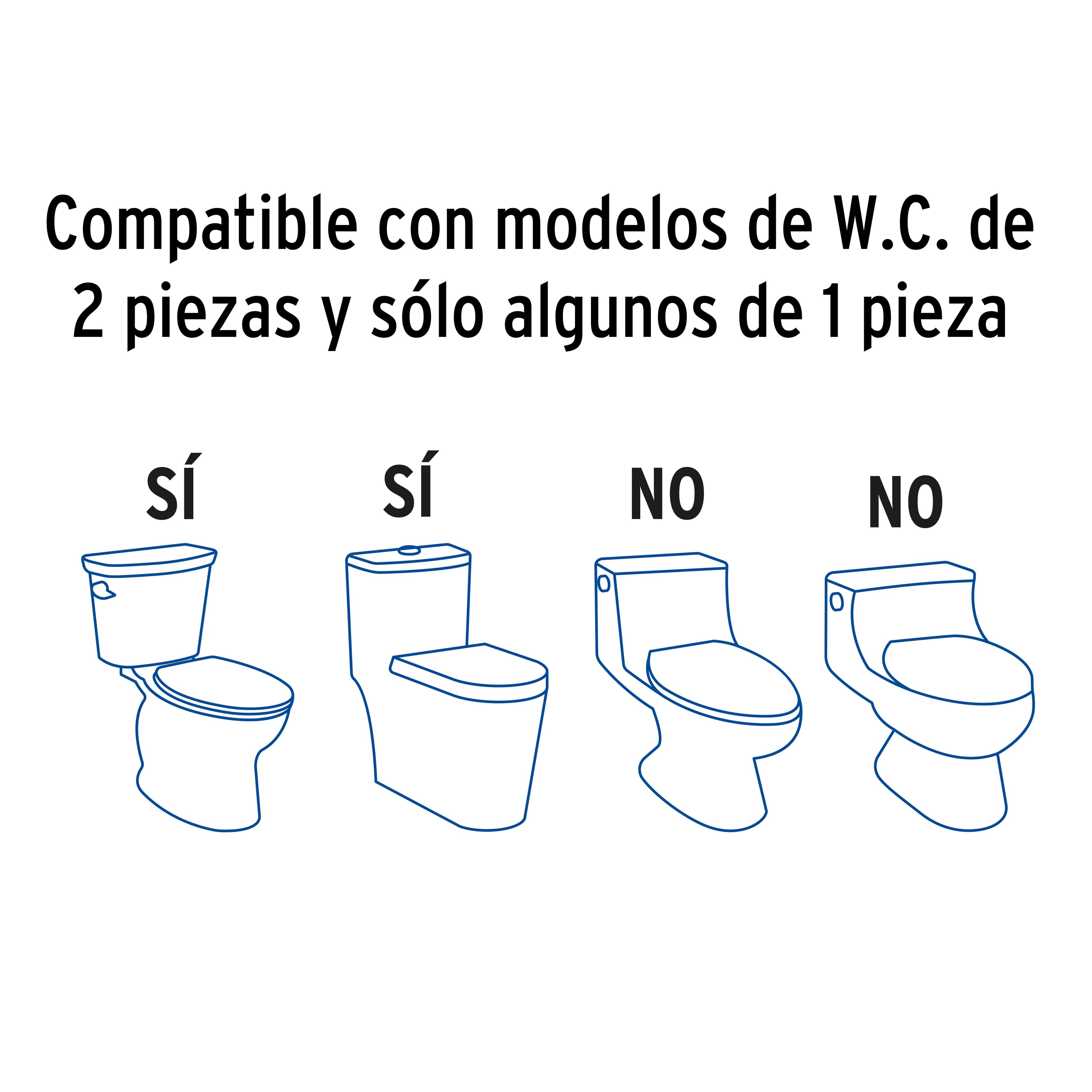 Bidet para WC de 2 piezas FOSET