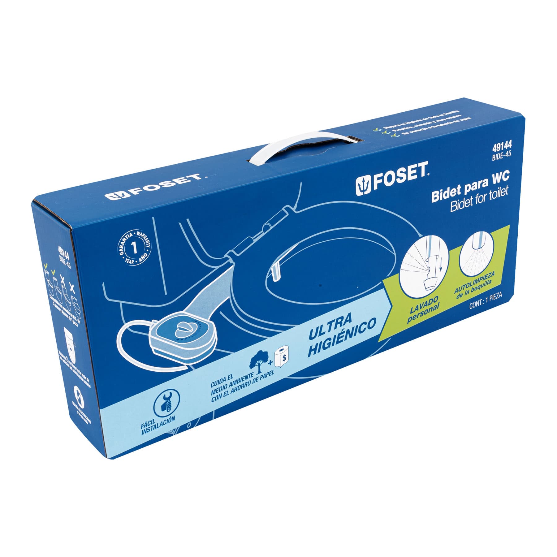 Bidet para WC de 2 piezas FOSET