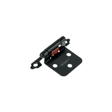 Bolsa con 2 bisagras parche de 7cm negro HERMEX