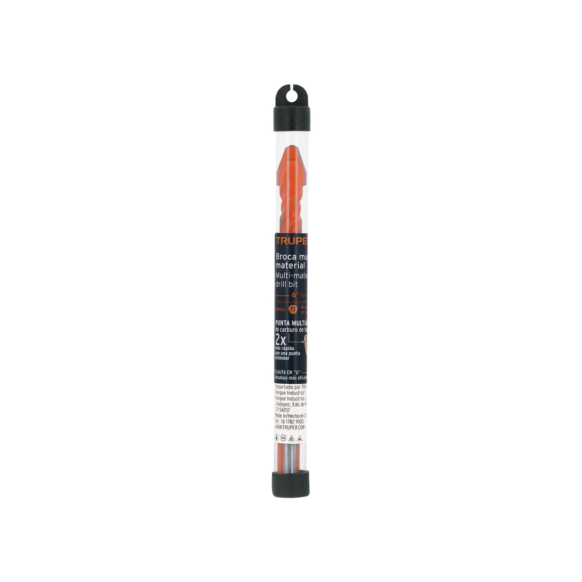 Broca multimaterial 1/2 x 6" Truper