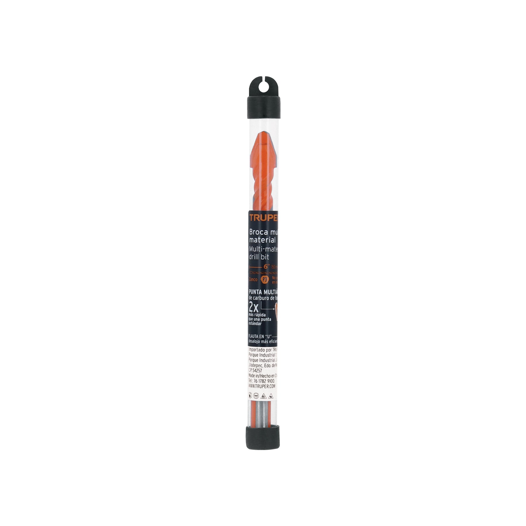 Broca multimaterial 1/2 x 6" Truper
