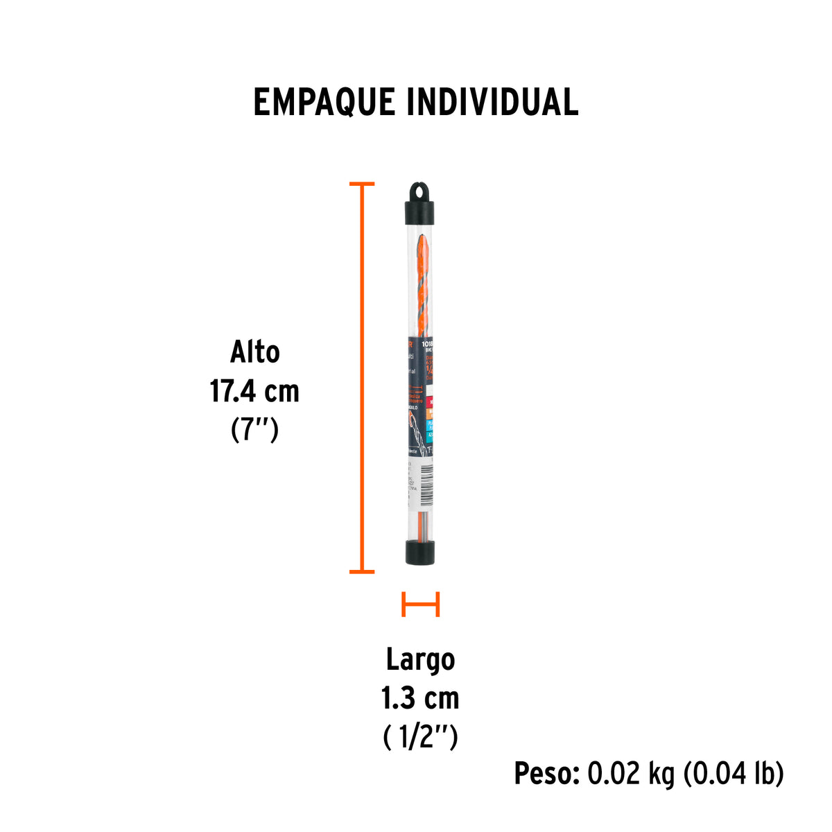 Broca multimaterial 1/4 x 6" Truper