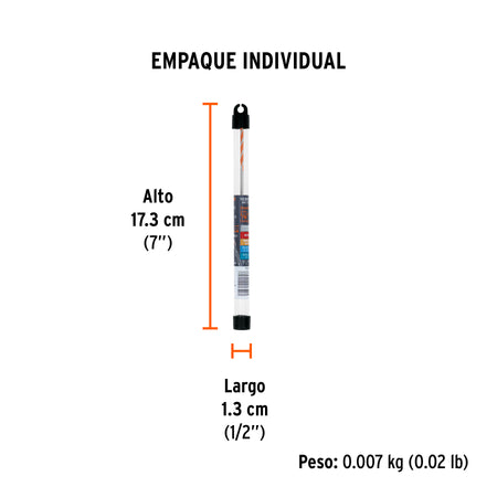 Broca multimaterial 1/8 x 3" Truper