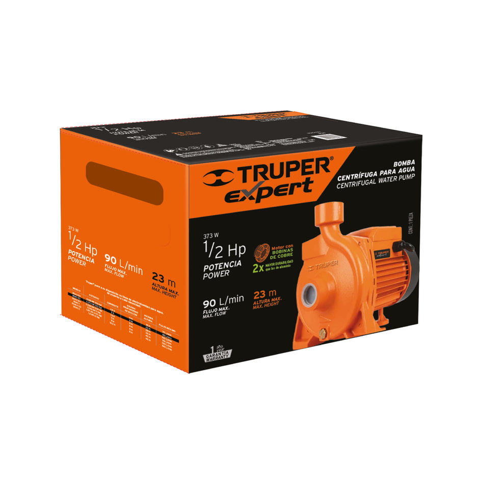 Bomba centrifuga para agua modelo europeo1-1/2 HP EXPERT