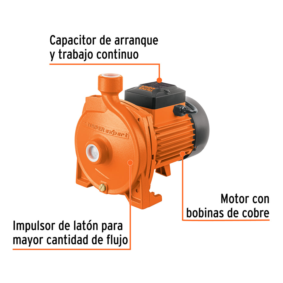 Bomba centrifuga para agua modelo europeo EXPERT 3/4 HP