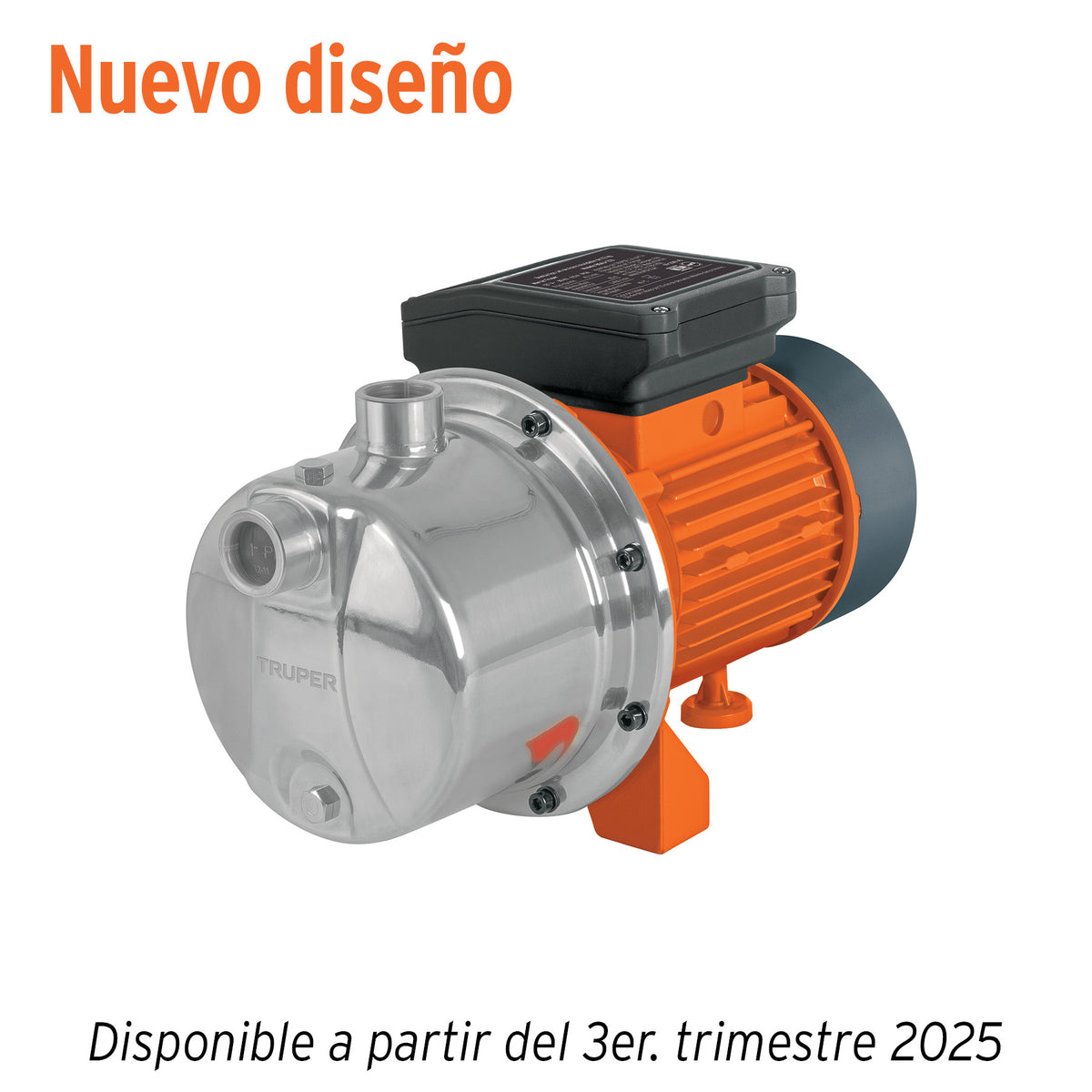 Bomba tipo jet cabezal de acero inoxidable1-1/2 HP TRUPER