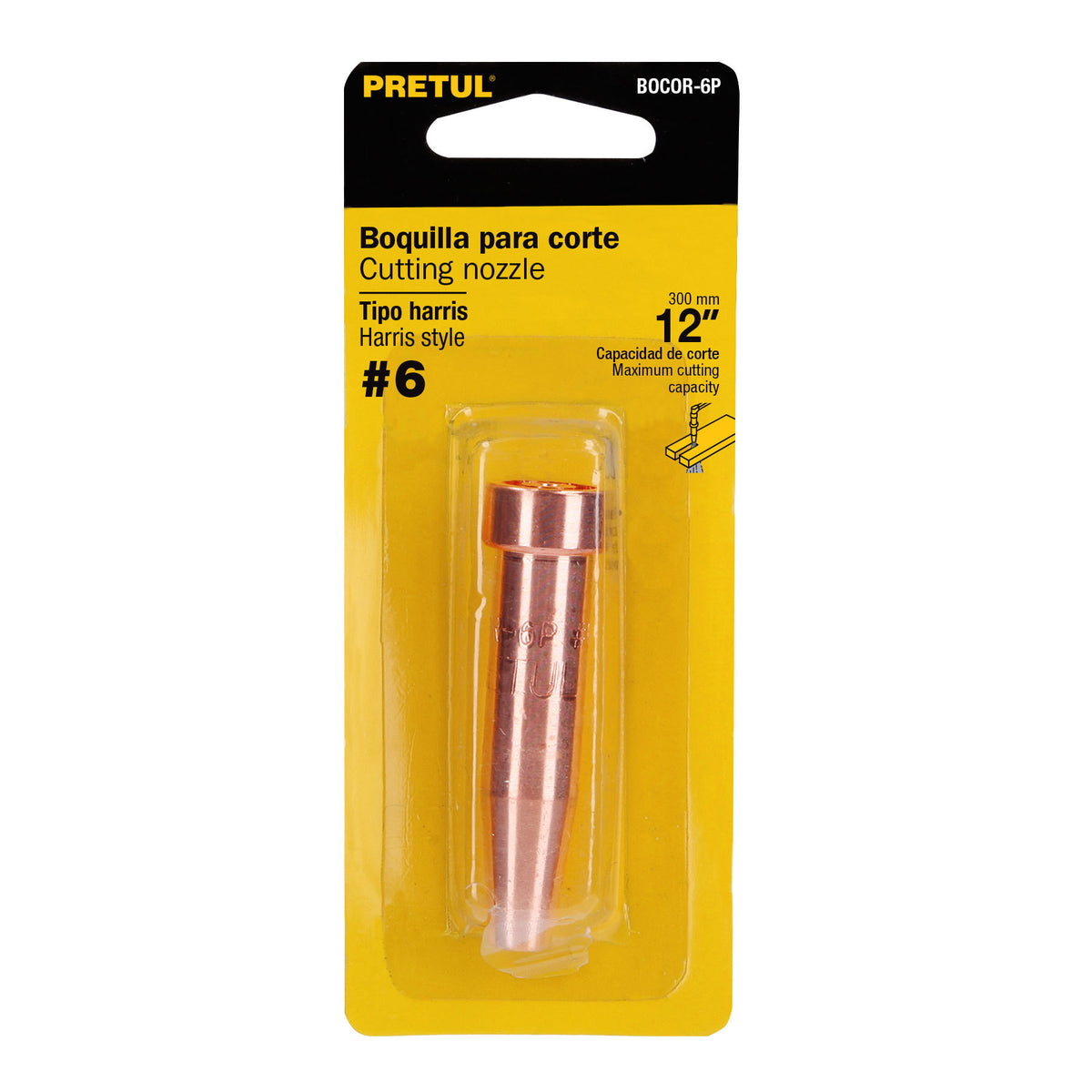 Boquilla #6 para corte con acetileno PRETUL
