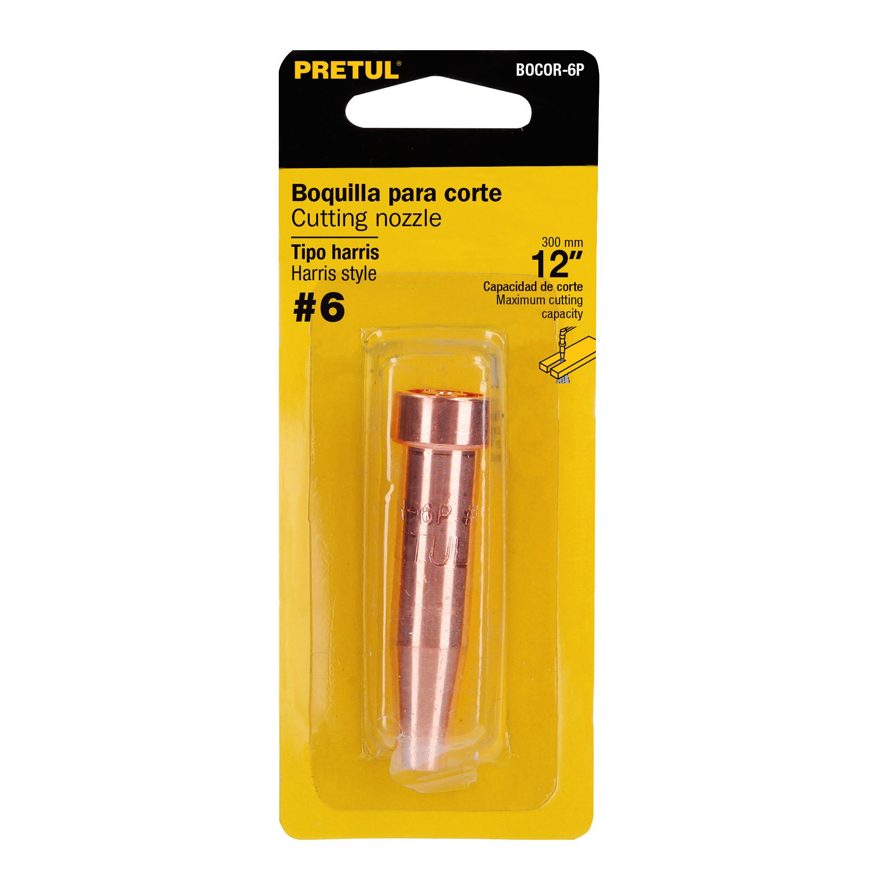 Boquilla #6 para corte con acetileno PRETUL