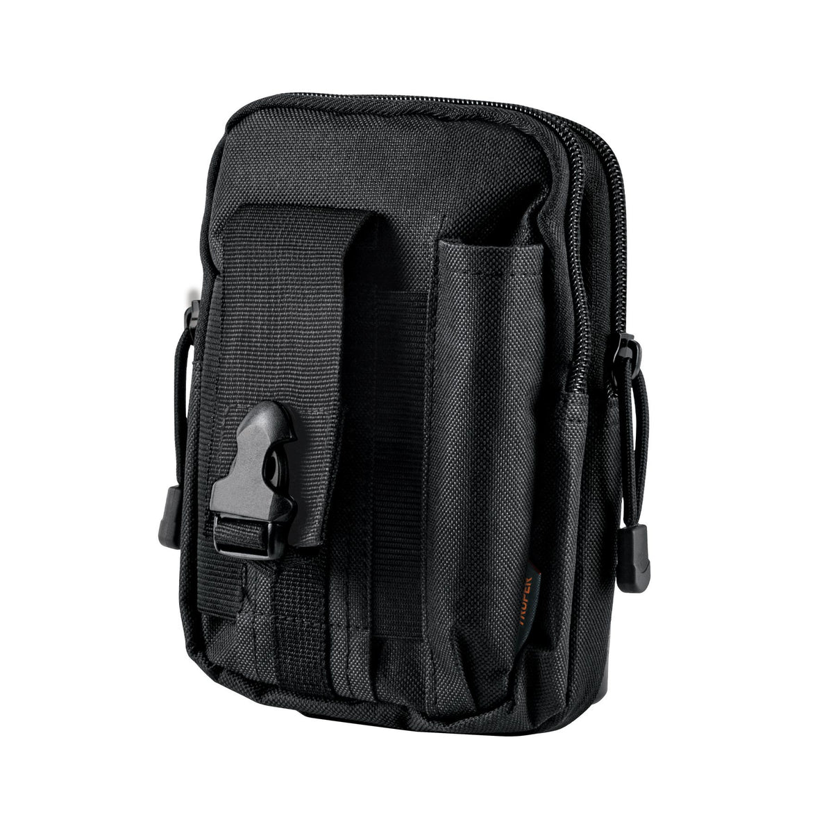 Bolso tactico negro para cinturon Truper