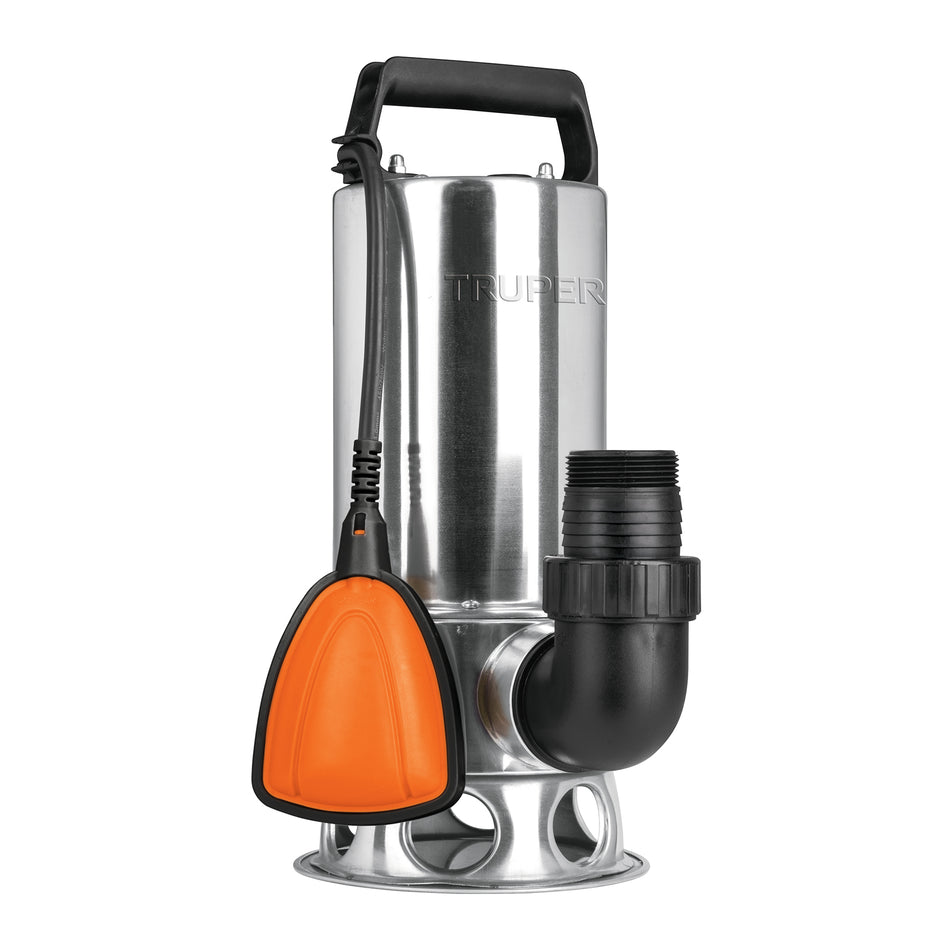 Bomba sumergible acero inoxidableagua sucia1-1/2HP TRUPER
