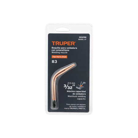 Boquilla #3 para soldar con acetileno TRUPER