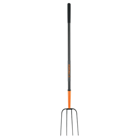 Bieldo para paja, 4 dientes, mango largo de acero 48' TRUPER