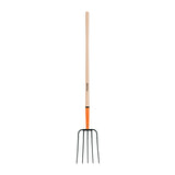 Bieldo para paja, 5 dientes, mango largo 48', TRUPER