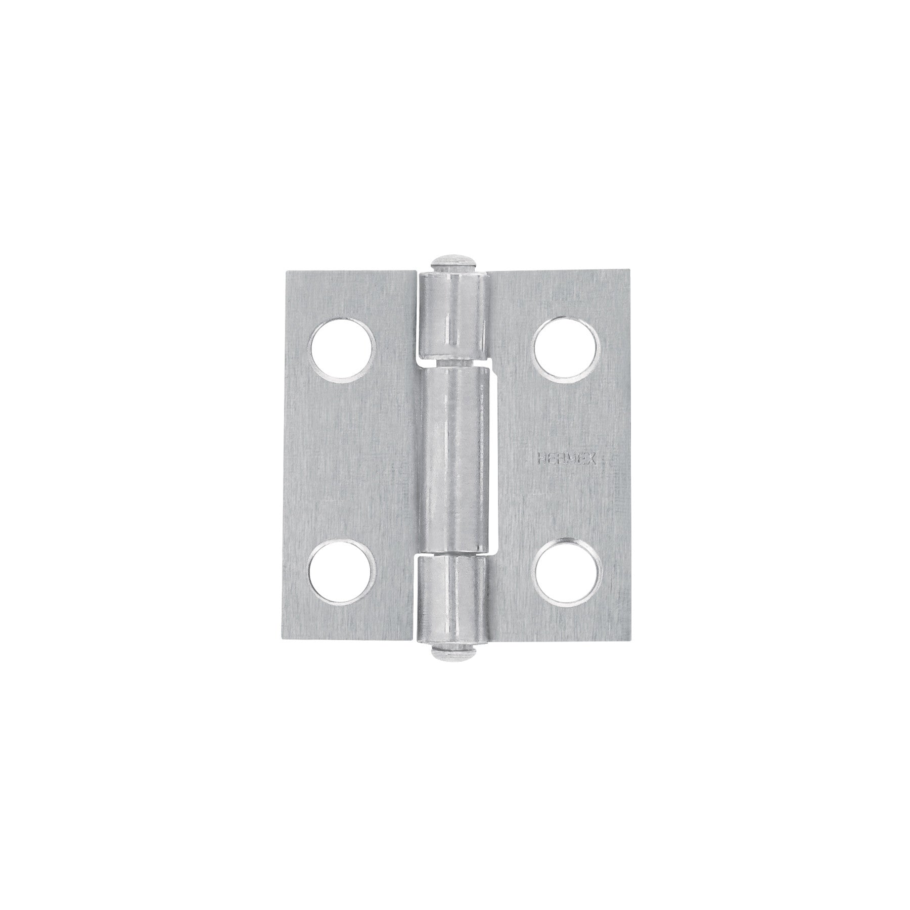 Bisagra rectangular 1' acero pulido, HERMEX 1'