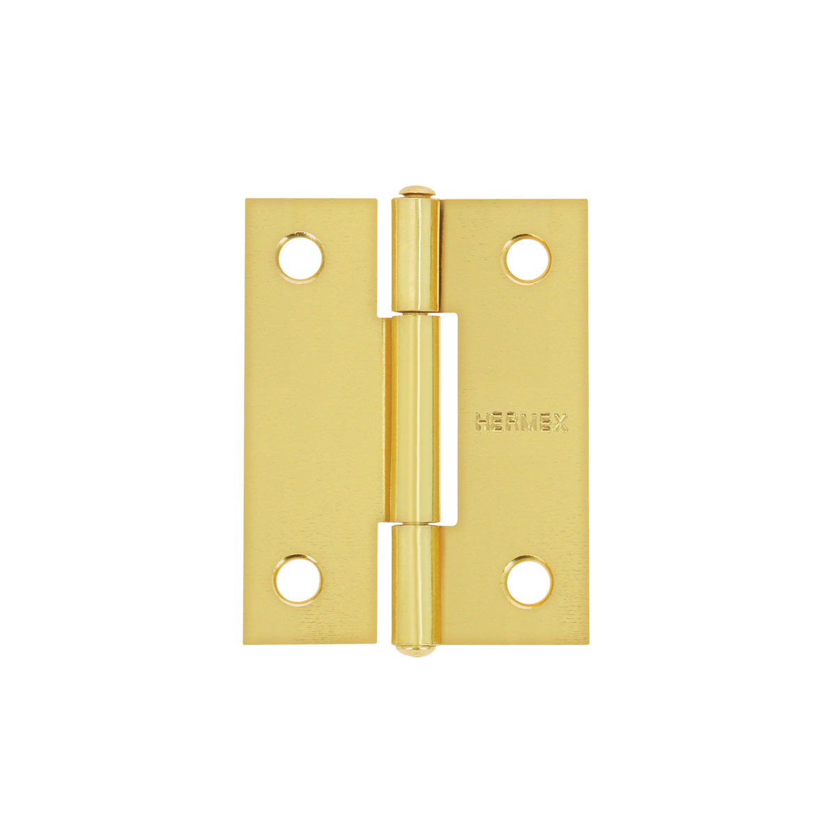 Bisagra rectangular acero latonado HERMEX 2"