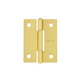 Bisagra rectangular acero latonado HERMEX 2"