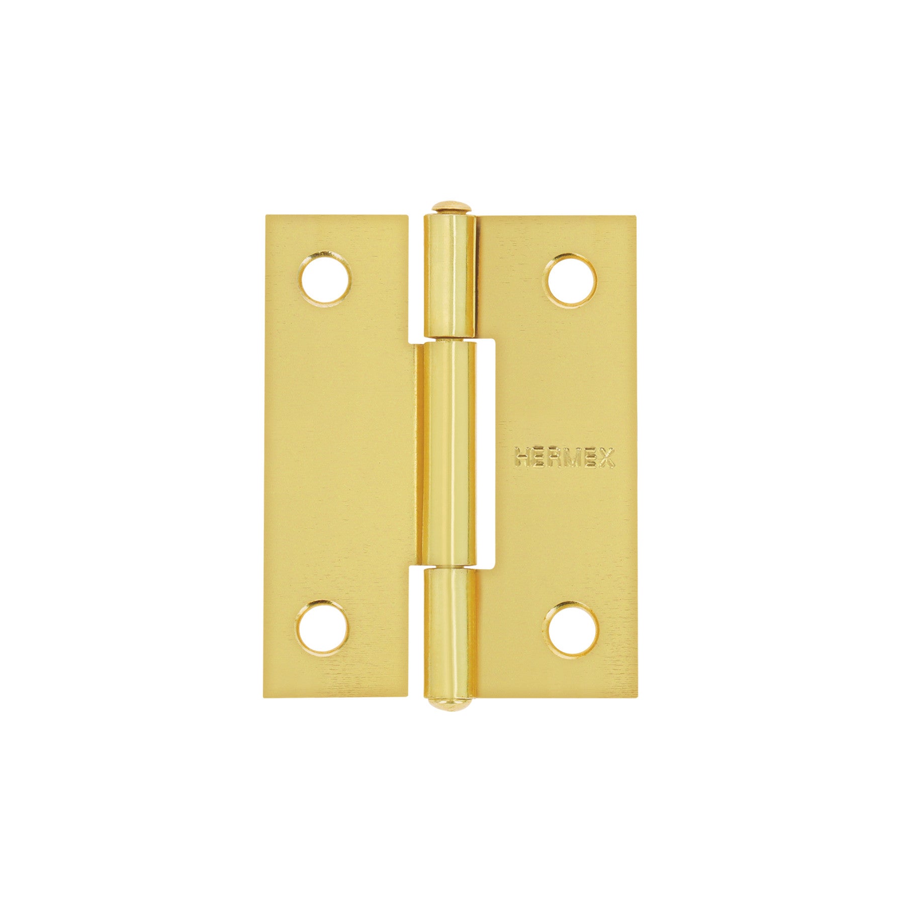 Bisagra rectangular acero latonado HERMEX 2"