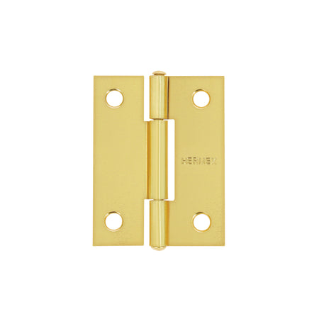 Bisagra rectangular acero latonado HERMEX 2"