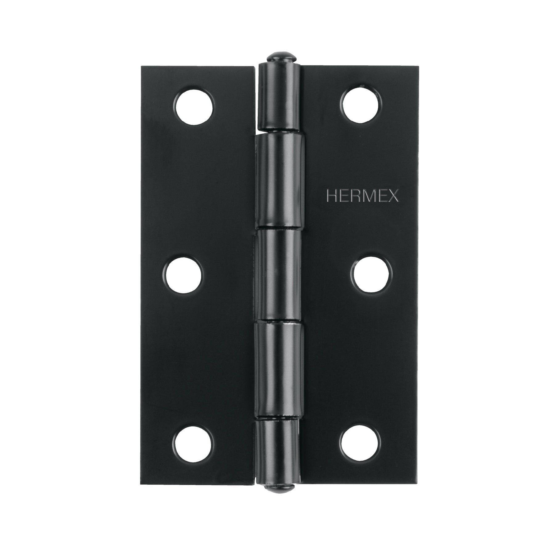 Bisagra rectangular 2-1/2' negra, HERMEX