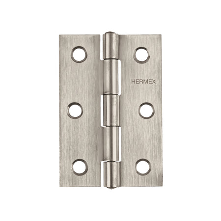 Bisagra rectangular acero inoxidable HERMEX 3"