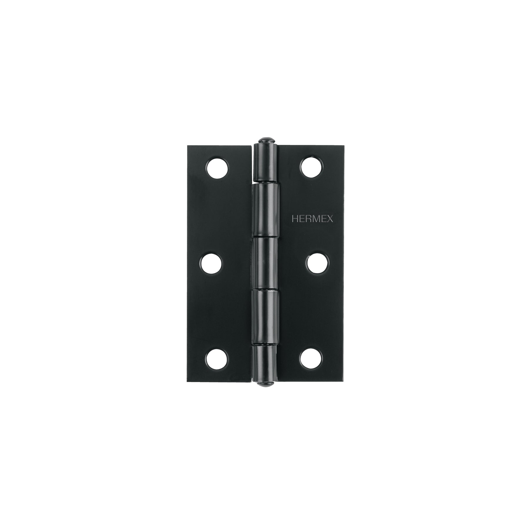 Bisagra rectangular 3' negra, HERMEX