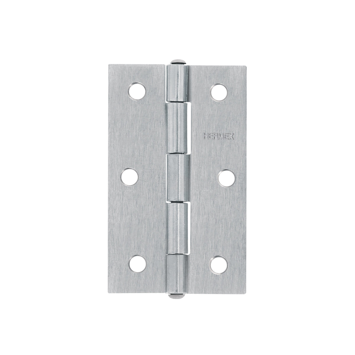 Bisagra rectangular 3-1/2' acero pulido, HERMEX