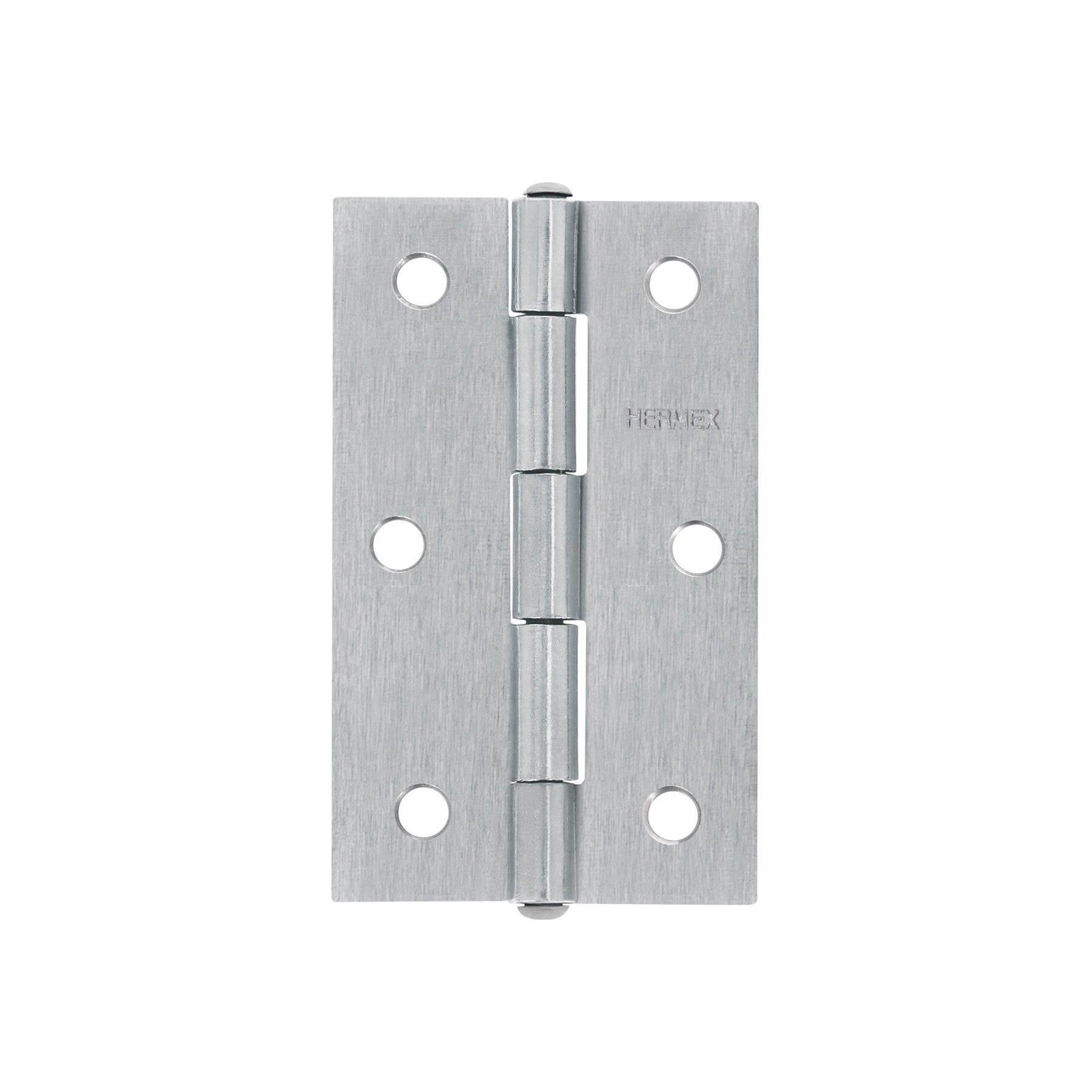 Bisagra rectangular 3-1/2' acero pulido, HERMEX