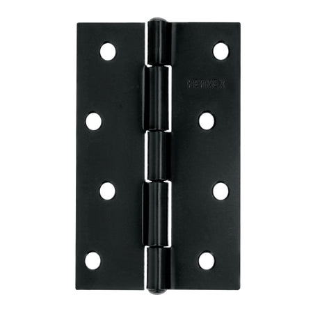 Bisagra rectangular 4' negra, HERMEX
