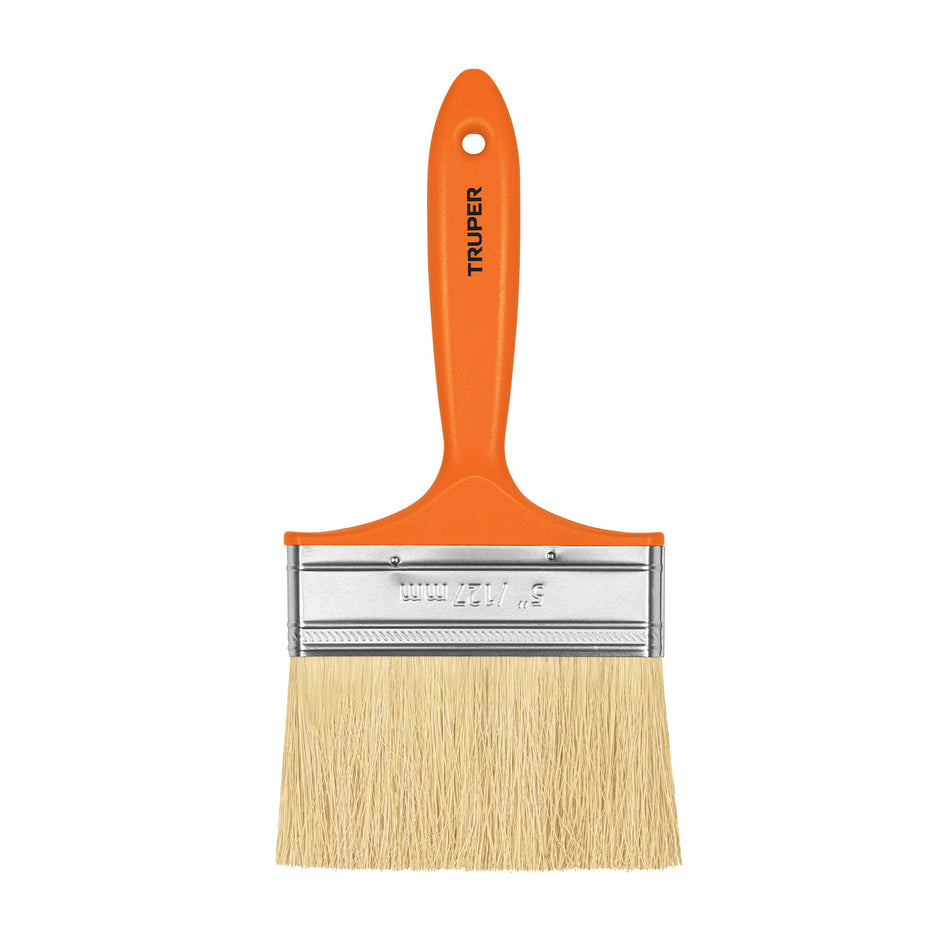 Brocha para encalar e impermeabilizar de mango plastico 5"