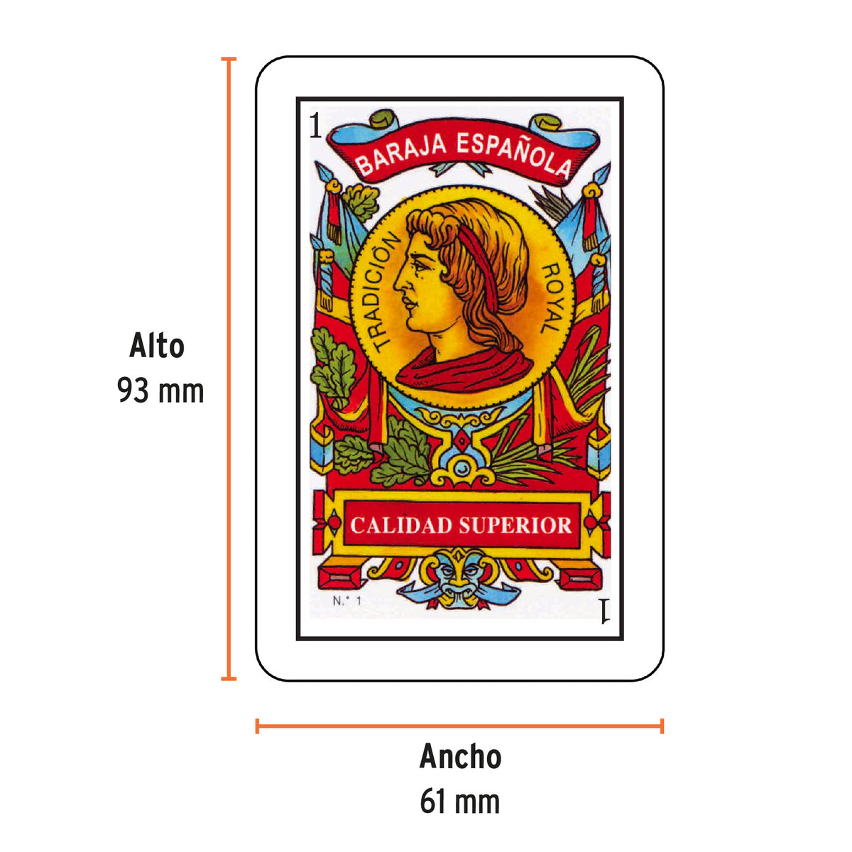 Baraja espanola de 40 cartas Truper